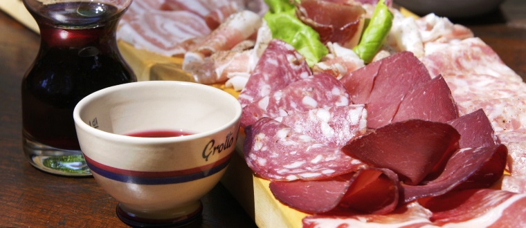 Grottebesg med smagsprver